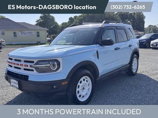 Robins Egg Blue 2024 Ford Bronco Sport Heritage AWD 4dr SUV