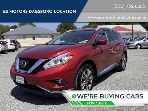 Burgundy 2016 Nissan Murano SL