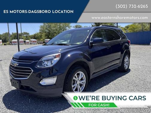 Blue 2017 Chevrolet Equinox 1LT