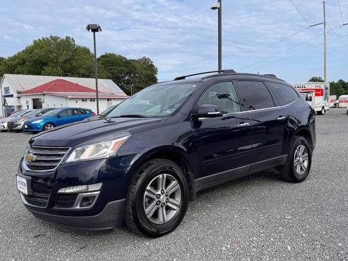 Blue 2015 Chevrolet Traverse 1LT