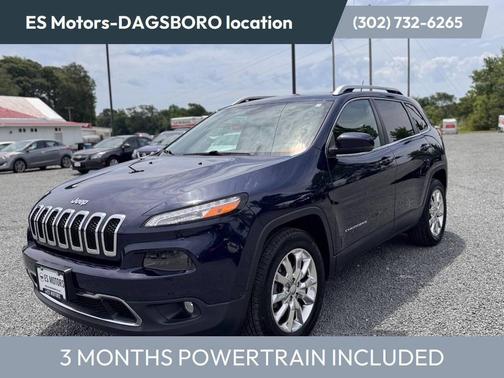 True Blue Pearl Coat 2015 Jeep Cherokee Limited