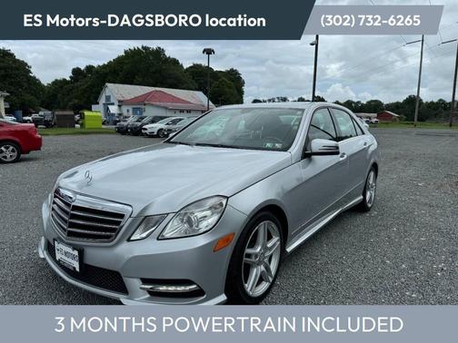 Silver 2013 Mercedes-Benz E-Class 4MATIC