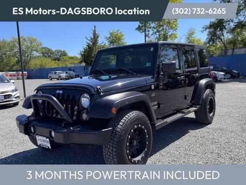 Black Clearcoat 2015 Jeep Wrangler Unlimited Sport