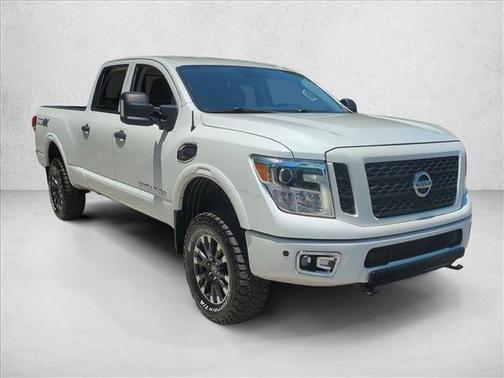 Pearl White 2018 Nissan Titan XD PRO-4X