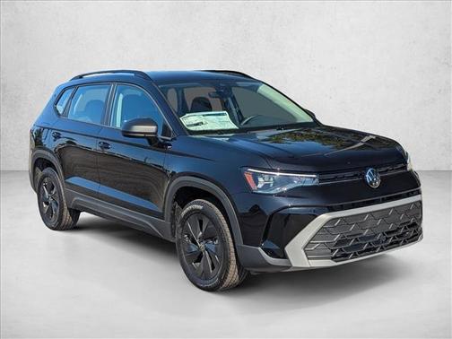 Deep Black Pearl 2025 Volkswagen Taos 1.5T S