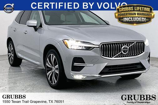 Silver 2023 Volvo XC60 B5 Ultimate Bright Theme