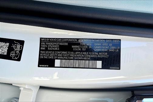 2026 Volvo XC90 B6 Ultra 7-Seater