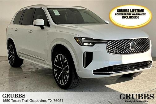 Crystal White Pearl 2026 Volvo XC90 B6 Ultra 7-Seater