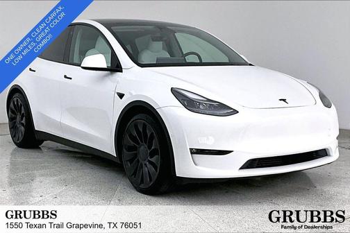 White 2022 Tesla Model Y Performance