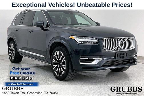 Gray Metallic 2021 Volvo XC90 Recharge Plug-In Hybrid T8 Inscription Expression 7 Passenger