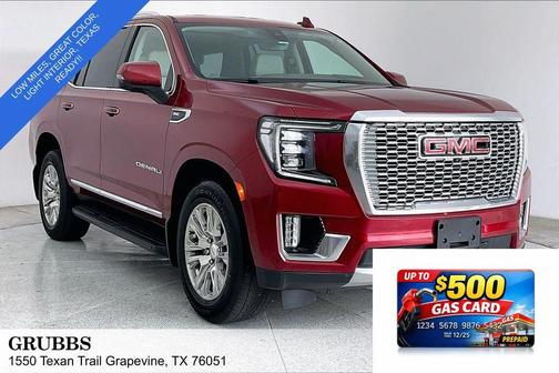 Red 2021 GMC Yukon Denali