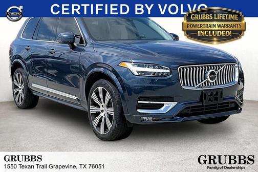 Denim Blue Metallic 2024 Volvo XC90 B5 Plus Bright Theme