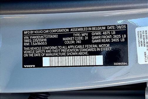 2026 Volvo XC40 B4 Core