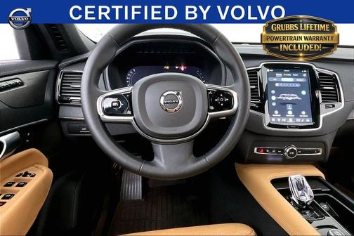 Denim Blue Metallic 2024 Volvo XC90 Recharge Plug-In Hybrid T8 Ultimate Bright Theme 7-Seater