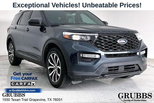 Stone Blue Metallic 2024 Ford Explorer ST-Line