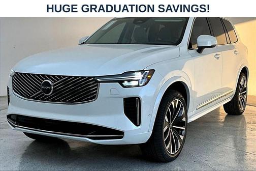 Crystal White Pearl 2026 Volvo XC90 B6 Ultra 7-Seater