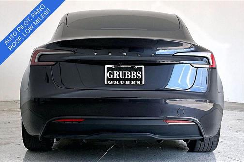 Stealth Gray 2025 Tesla Model 3 Long Range