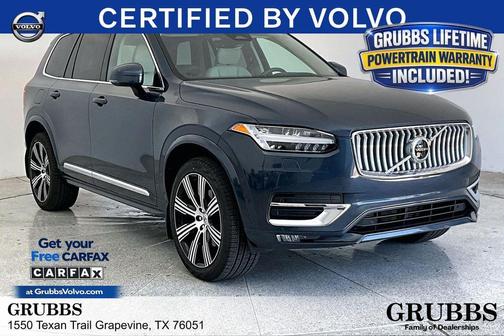 Blue 2023 Volvo XC90 B6 Ultimate 6-Seater