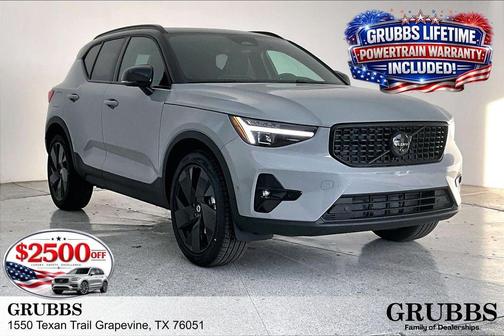 Gray Metallic 2026 Volvo XC40 B5 Ultra Black Edition