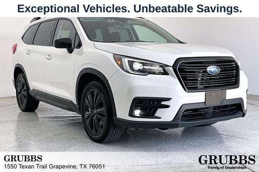 Crystal White Pearl 2022 Subaru Ascent Onyx Edition
