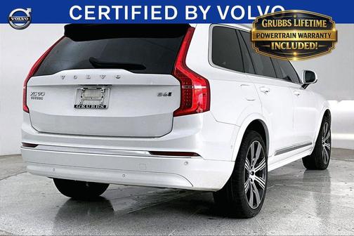 Crystal White 2024 Volvo XC90 B6 Ultimate Bright Theme 7-Seater