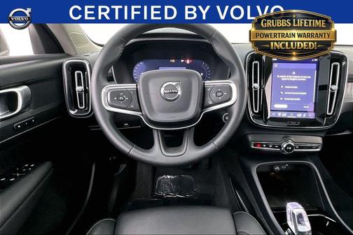 Sage Green Metallic 2025 Volvo XC40 B5 Plus Bright Theme