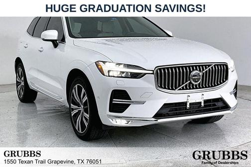 Crystal White Metallic 2023 Volvo XC60 B5 Plus Bright Theme