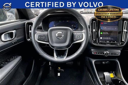 Light Blue 2025 Volvo XC40 B5 Plus Dark Theme