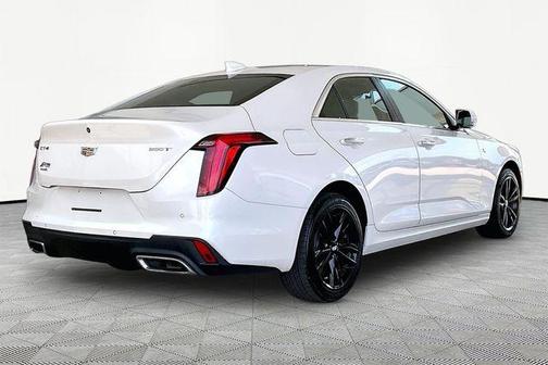 Crystal White 2022 Cadillac CT4 Luxury