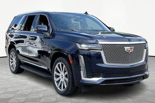 Dark Moon Blue Metallic 2021 Cadillac Escalade Premium Luxury Platinum