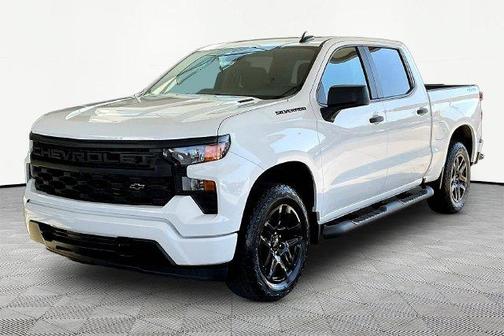 Summit White 2026 Chevrolet Silverado 1500 Custom