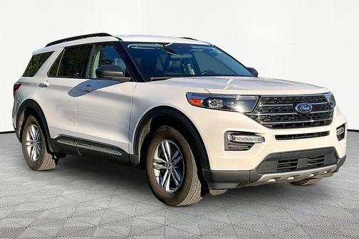 White Metallic 2023 Ford Explorer XLT