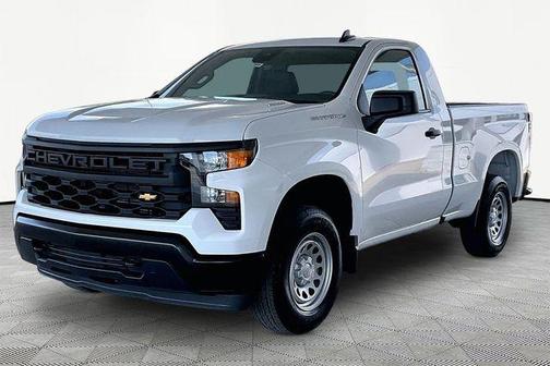 Summit White 2026 Chevrolet Silverado 1500 WT