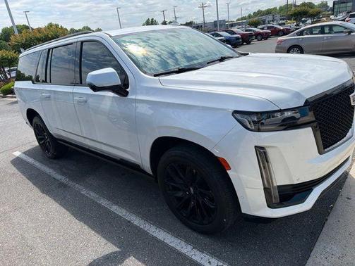 Crystal White 2021 Cadillac Escalade ESV Sport