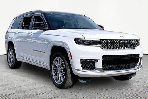 Bright White Clearcoat 2023 Jeep Grand Cherokee L Summit