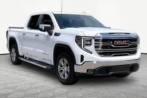 Summit White 2023 GMC Sierra 1500 SLT