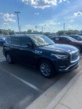 Blue 2020 INFINITI QX80 Luxe