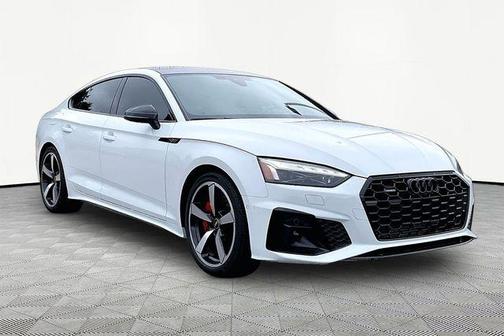 Glacier White Metallic 2025 Audi A5 Sportback 45 S line quattro Premium