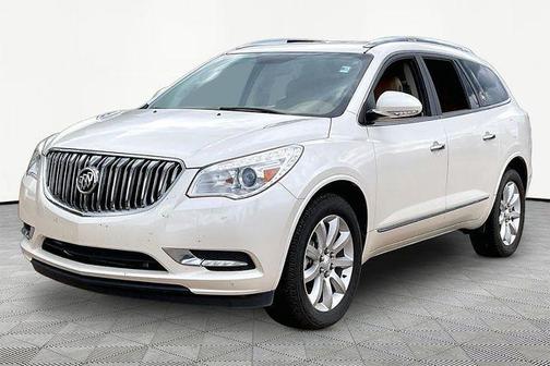 White Diamond Clearcoat 2014 Buick Enclave Leather
