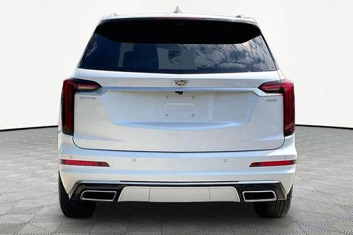 Crystal White 2025 Cadillac XT6 Premium Luxury FWD