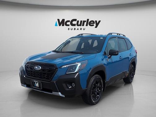 Geyser Blue 2022 Subaru Forester Wilderness