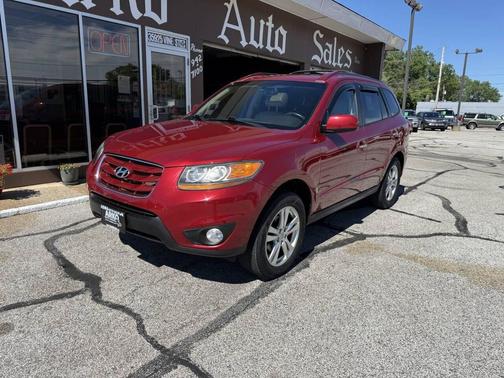 Red 2011 Hyundai SANTA FE Limited