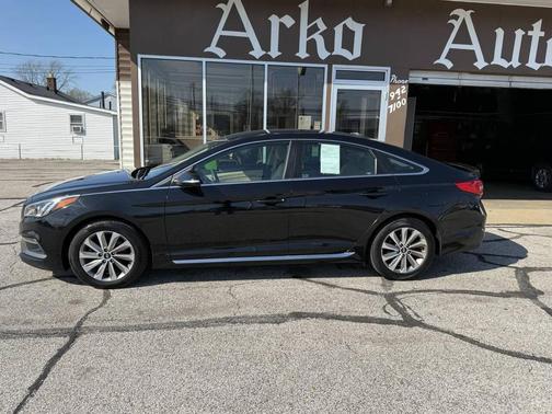 Black 2016 Hyundai SONATA Sport