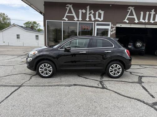 Black 2016 FIAT 500X Lounge
