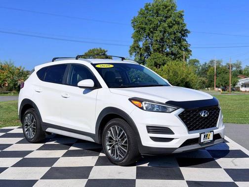 Cream White 2020 Hyundai TUCSON SEL