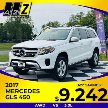 White 2017 Mercedes-Benz GLS 450 Base 4MATIC SUV