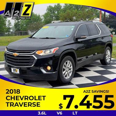 Mosaic Black Metallic 2018 Chevrolet Traverse LT Cloth