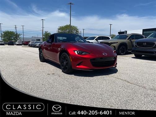 Soul Red Crystal Metallic 2025 Mazda MX-5 Miata Sport