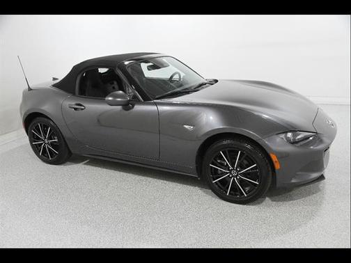 Machine Gray Metallic 2025 Mazda MX-5 Miata Grand Touring