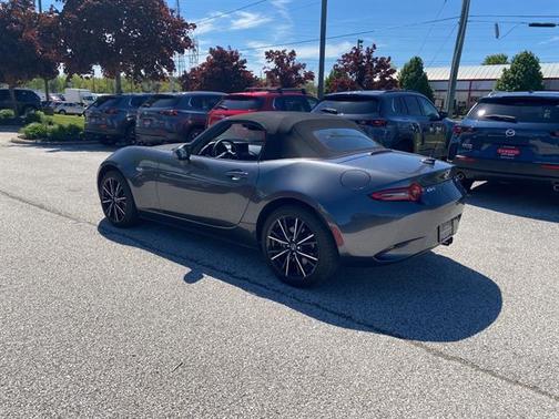Machine Gray Metallic 2025 Mazda MX-5 Miata Grand Touring
